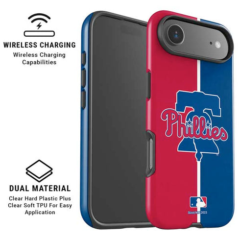 MLB Philadelphia Phillies Split iPhone 17 Air Magsafe Impact Case