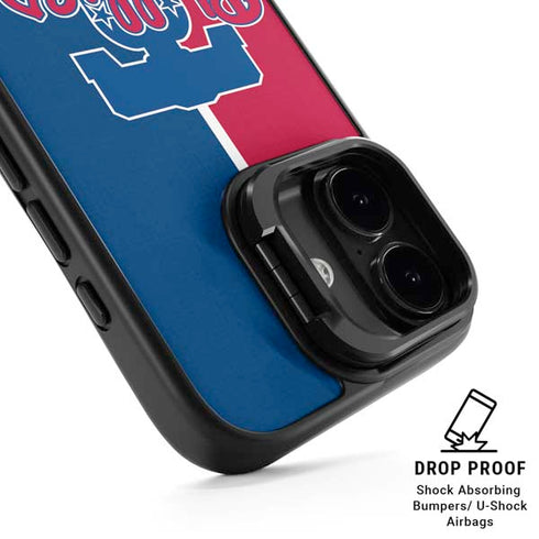 MLB Philadelphia Phillies Split iPhone 17 Kickstand Case