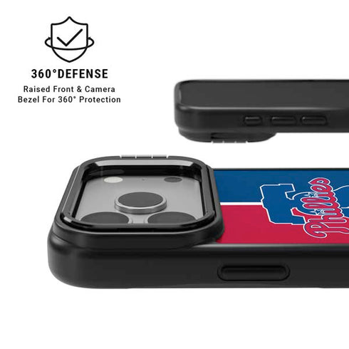 MLB Philadelphia Phillies Split iPhone 17 Pro Kickstand Case