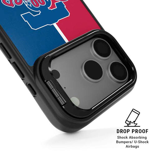 MLB Philadelphia Phillies Split iPhone 17 Pro Kickstand Case