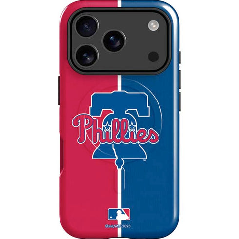 MLB Philadelphia Phillies Split iPhone 17 Pro Magsafe Impact Case