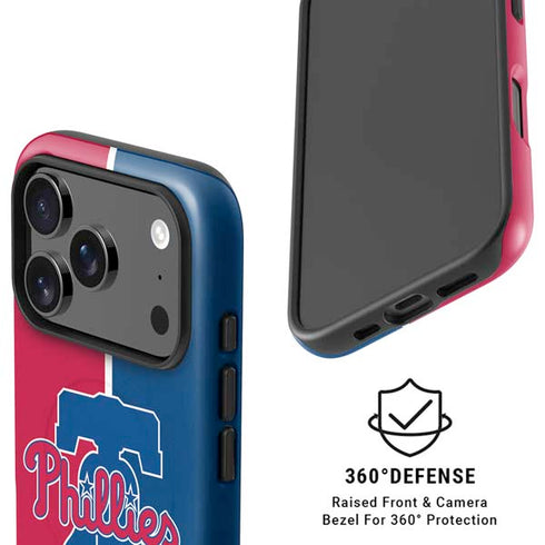 MLB Philadelphia Phillies Split iPhone 17 Pro Magsafe Impact Case