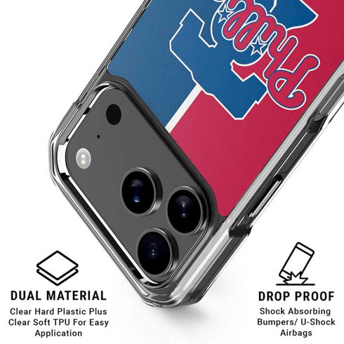 MLB Philadelphia Phillies Split iPhone 17 Pro Max MagSafe Case