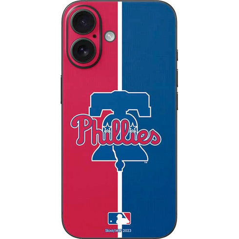 MLB Philadelphia Phillies Split iPhone 17 Skin