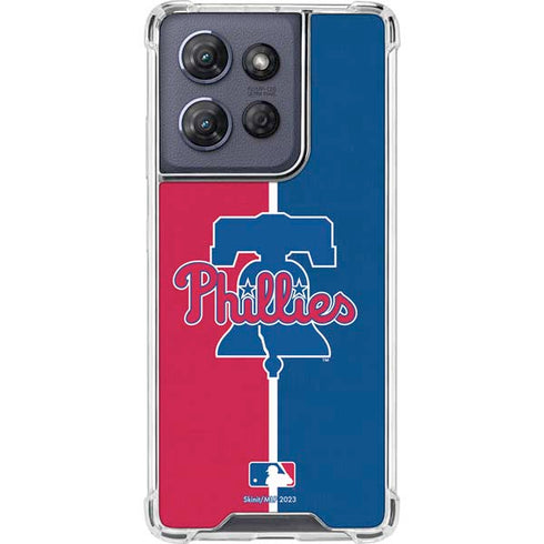 MLB Philadelphia Phillies Split Moto G 5G (2025) Clear Case