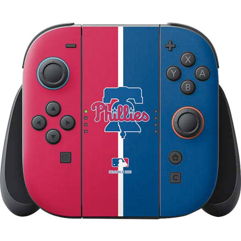 MLB Philadelphia Phillies Split Nintendo Switch 2 (2025) Joy-Con Controller Skin