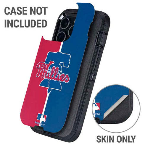 MLB Philadelphia Phillies Split Otterbox Defender iPhone Skin
