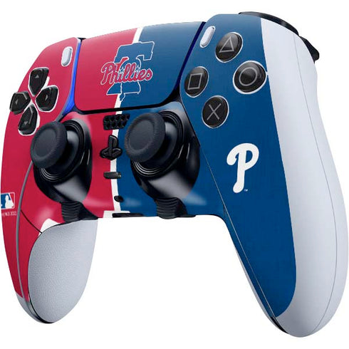 MLB Philadelphia Phillies Split PS5 DualSense Edge Pro Controller Skin