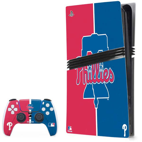 MLB Philadelphia Phillies Split PS5 Pro Bundle Skin