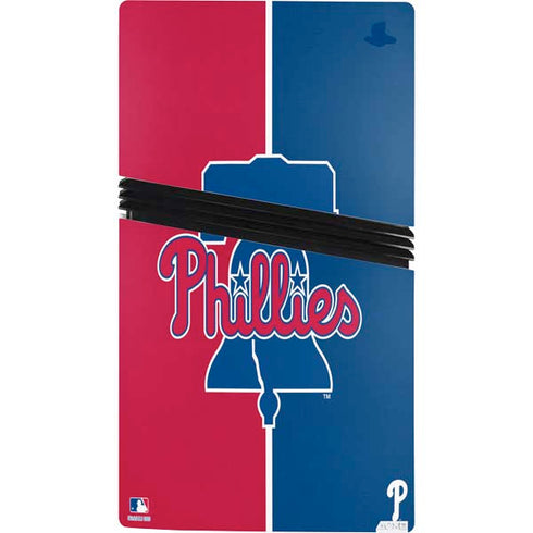 MLB Philadelphia Phillies Split PS5 Pro Console Skin