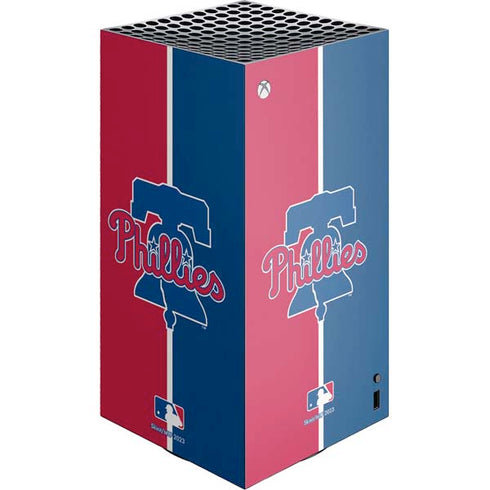 MLB Philadelphia Phillies Split XBox Series X Digital Edition Console Skin