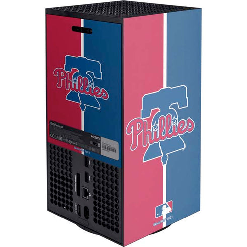 MLB Philadelphia Phillies Split XBox Series X Digital Edition Console Skin