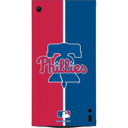 MLB Philadelphia Phillies Split XBox Series X Digital Edition Console Skin