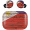 Philippines Flag Dark Wood Amazon Echo Buds Skin
