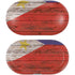 Philippines Flag Dark Wood Galaxy Buds Plus Skin