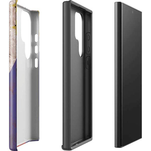 Philippines Flag Dark Wood Galaxy S25 Ultra Impact Case