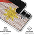 Philippines Flag Dark Wood Galaxy S26 Clear Case