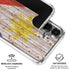Philippines Flag Dark Wood Galaxy S26 Plus Clear Case