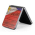 Philippines Flag Dark Wood Galaxy Z Flip6 Skin
