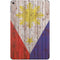 Philippines Flag Dark Wood iPad Skins