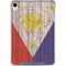 Philippines Flag Dark Wood iPad 11th Gen (2025) Clear Case