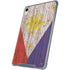 Philippines Flag Dark Wood iPad 11th Gen (2025) Clear Case