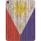 Philippines Flag Dark Wood Apple iPad Air Skin