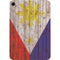 Philippines Flag Dark Wood Apple iPad Mini Skin