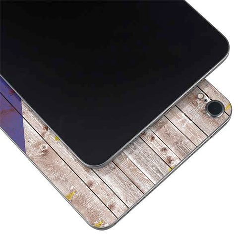 Philippines Flag Dark Wood Apple iPad Mini Skin