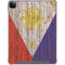 Philippines Flag Dark Wood iPad Cases