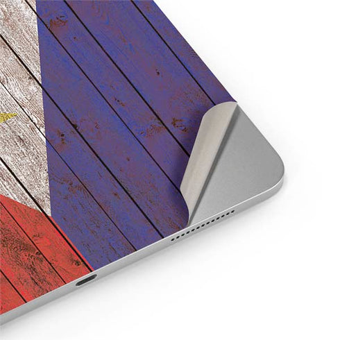 Philippines Flag Dark Wood iPad Pro 13in M4 (2024) Skin