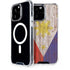 Philippines Flag Dark Wood iPhone Cases