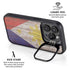 Philippines Flag Dark Wood iPhone 14 Pro Max Kickstand Case