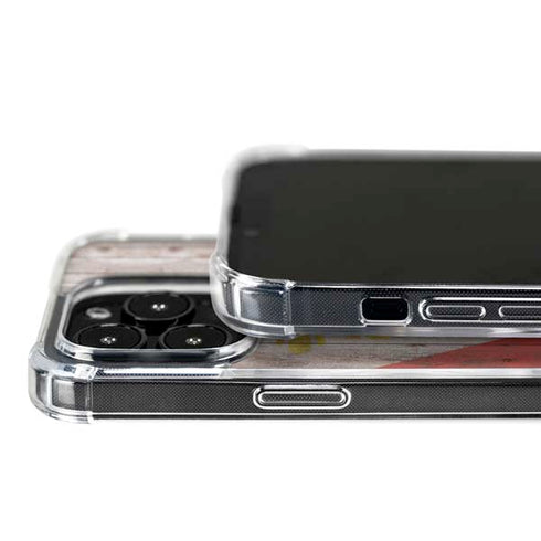Philippines Flag Dark Wood iPhone 16 Pro MagSafe Case