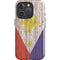 Philippines Flag Dark Wood iPhone 16 Pro Max Impact Case