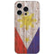Philippines Flag Dark Wood iPhone 16 Pro Skin