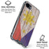 Philippines Flag Dark Wood iPhone 16e Clear Case