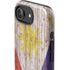 Philippines Flag Dark Wood iPhone 16e Impact Case