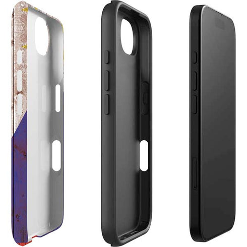 Philippines Flag Dark Wood iPhone 16e Impact Case