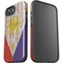 Philippines Flag Dark Wood iPhone 16e Impact Case