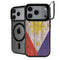 Philippines Flag Dark Wood iPhone 18 Pro Max Kickstand Case