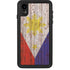 Philippines Flag Dark Wood iPhone Cases
