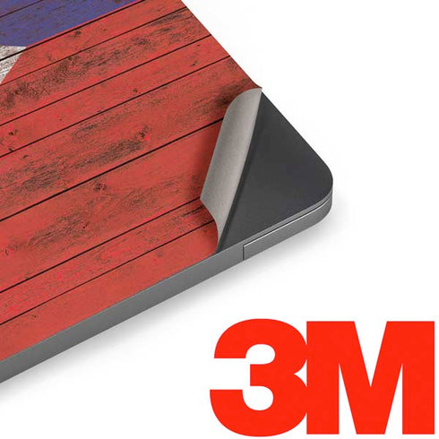 Philippines Flag Dark Wood Apple MacBook Air Skin