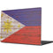 Philippines Flag Dark Wood Apple MacBook Pro 14-inch Skin