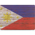 Philippines Flag Dark Wood Apple MacBook Pro 14-inch Skin