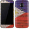 Philippines Flag Dark Wood Moto E5 Play Skin