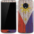 Philippines Flag Dark Wood Moto G6 Skin