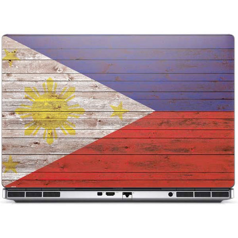 Philippines Flag Dark Wood Dell Precision Skin