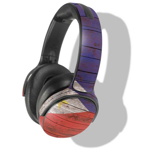 Philippines Flag Dark Wood Skullcandy Venue Skin