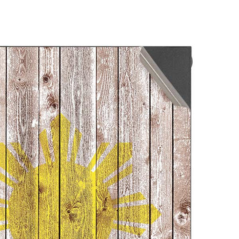 Philippines Flag Dark Wood XBox Series X Digital Edition Console Skin